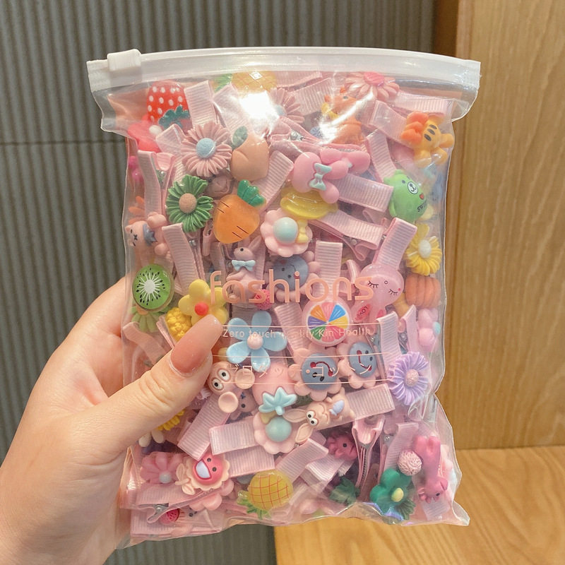 儿童可爱卡通发夹婴儿宝宝不伤发发卡女童侧边刘海碎发小夹子头饰