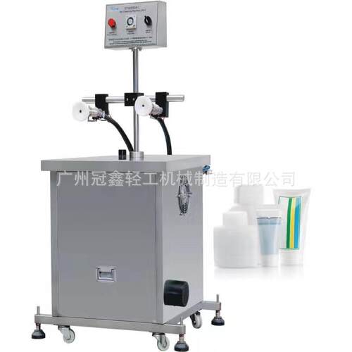 供应玻璃瓶塑料瓶自动双工位洗瓶机负离子净化除尘机空气吹瓶机