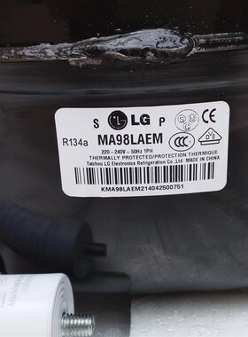 全新LG冰箱R134A压缩机MA98LAEM LX125LAJM LQ86LAEM
