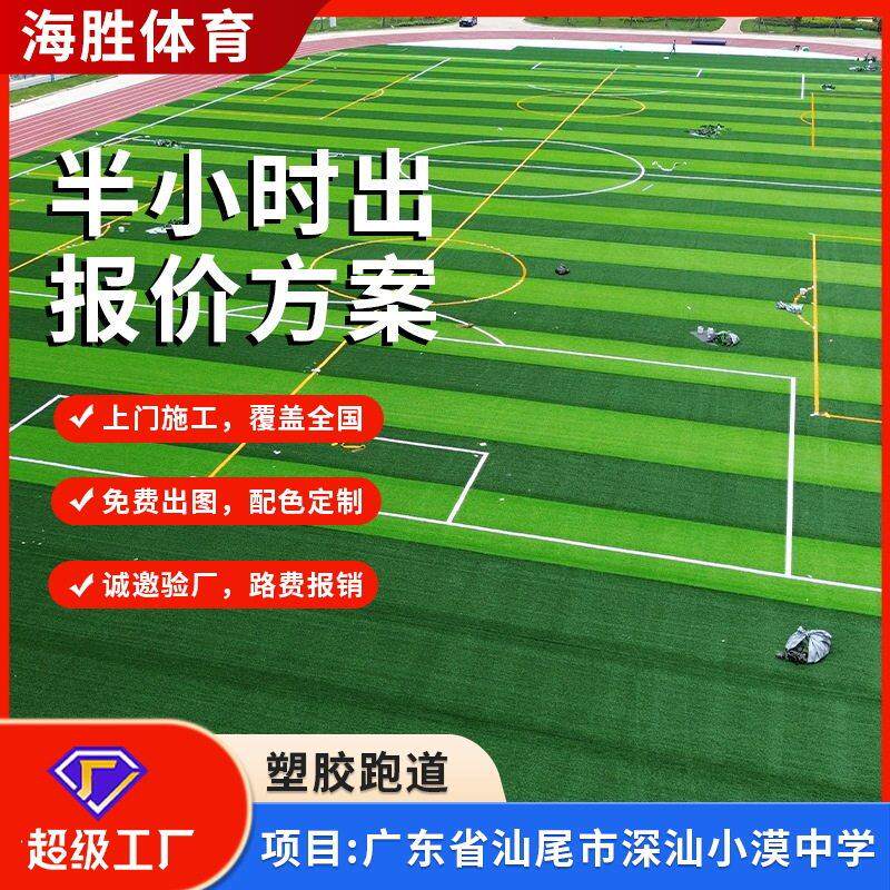 户外塑胶跑道橡胶跑道地面环保操场透气型塑胶跑道材料施工