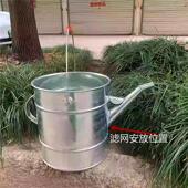 15新款 升大口径加长嘴带盖带滤网汽油桶机油壶手提注水桶柴油备桶