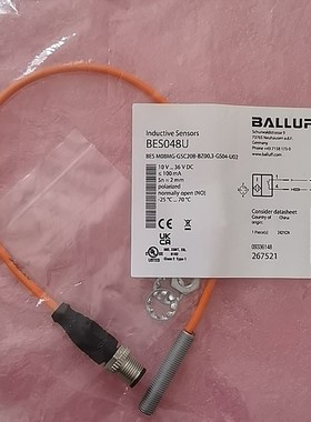 原装BALLUFF巴鲁夫 BES048U BES M08MG-GSC20B-BZ00,3-GS04-U02