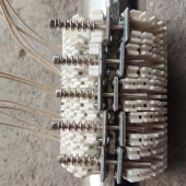 陶瓷散热片加热圈风冷电热圈注塑机挤出机陶瓷高温电热圈220V定制