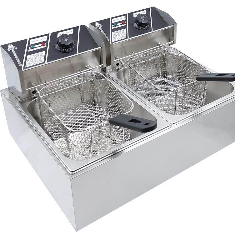 电炸锅小型家用商用油炸锅迷你全自动炸鸡排炸薯条机电炸炉