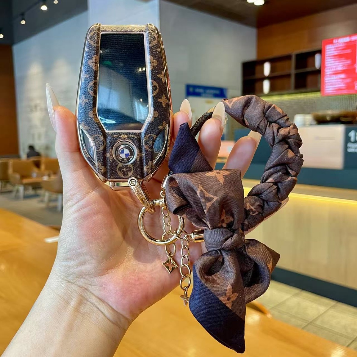 适用于宝马液晶钥匙套7系730li 740/5系535LE/6系GT扣X3X5X78系壳