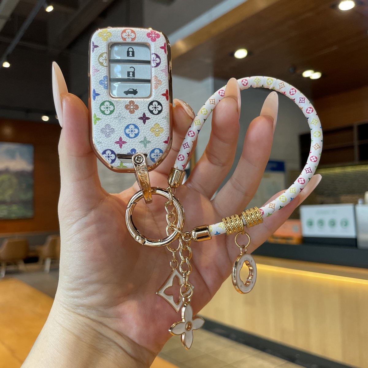 适用于本田crv钥匙套十代雅阁思域英诗派xrv冠道飞度urv皓影壳扣