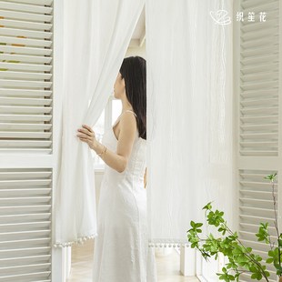 通用防蚊门帘厨房遮挡帘半帘纱门帘 ZSH薄纱门帘卧室隔断帘四季