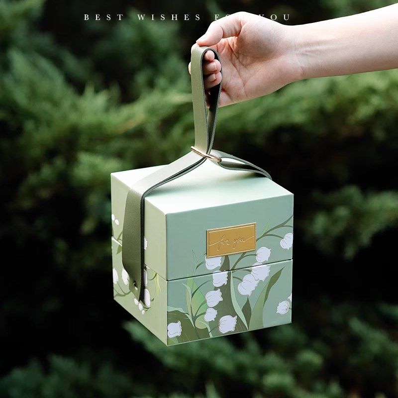 礼盒结婚伴手礼礼品盒高级手提喜糖盒生日礼物盒大号正方形空盒子