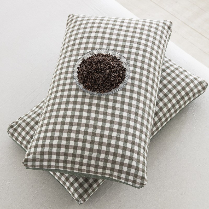 纯棉枕套荞麦壳儿童枕头套30x50专用35x55决明子荞麦皮枕芯内胆套