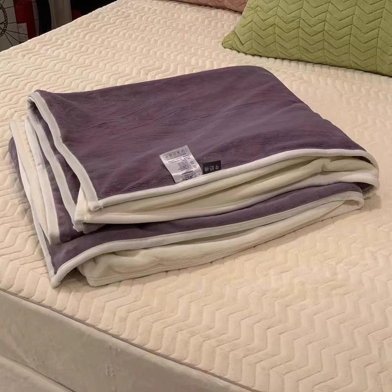 A类牛奶棉被套毯 是被套也是双层纱包边毛毯学生单人1.5 双人2米,床上用品,化纤被,淘宝优惠券,粉丝福利购,淘宝优惠卷
