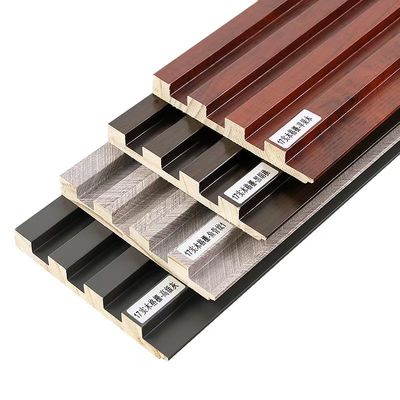 实木格珊板护墙板网红电视背景墙凹凸形松木吊顶板小长城板收边条