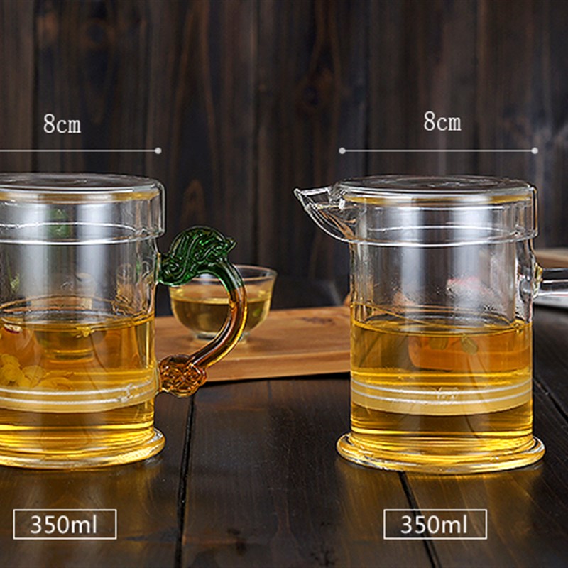 加厚耐高温玻璃泡茶器S7把雪菊杯过滤内胆泡茶杯茶水分离红茶茶具