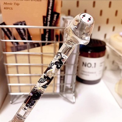 咸咸手作 无脸男流沙笔刀 手账开箱美工刀送替换刀片