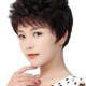 假发短发女妈妈款 女士中老年真发全真人发短卷发羊毛卷假头发造型