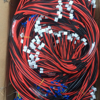 纯铜5v红黑电源线led显示屏全彩单色模组一拖四一拖三端子连接线