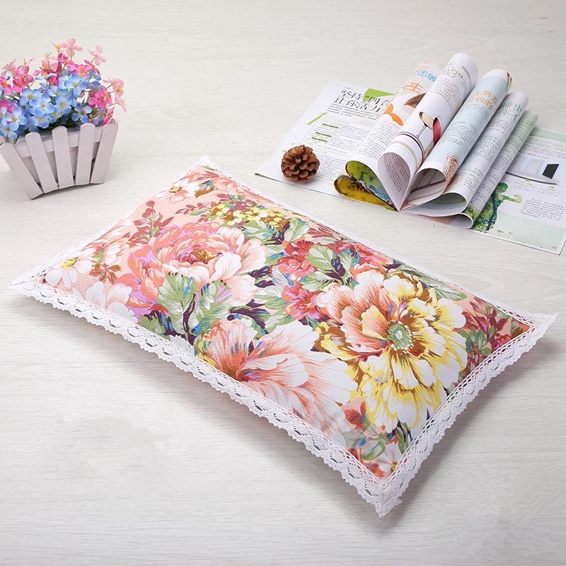 新品单人棉老粗布荞麦壳高粱壳决明子成人枕套枕头大号4060可拆洗