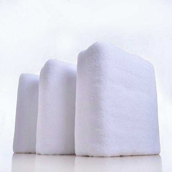 汗蒸足疗美容院铺床专用加大加厚80*180cm超大纯棉白浴巾白毛巾