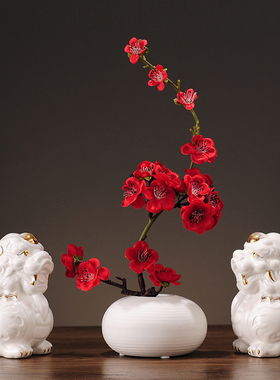 招财貔貅摆件客厅摆设新中式陶瓷工艺品酒柜乔迁装饰品开业礼品