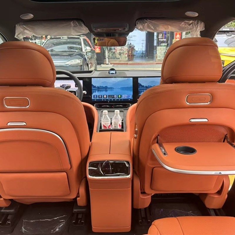 24款问界车载后排小桌板 问界M7座椅靠背折叠后座小桌板改装小桌