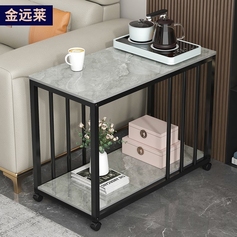 客厅沙发边几角几小茶几可移动带轮侧边柜迷你网红小桌子边桌推车