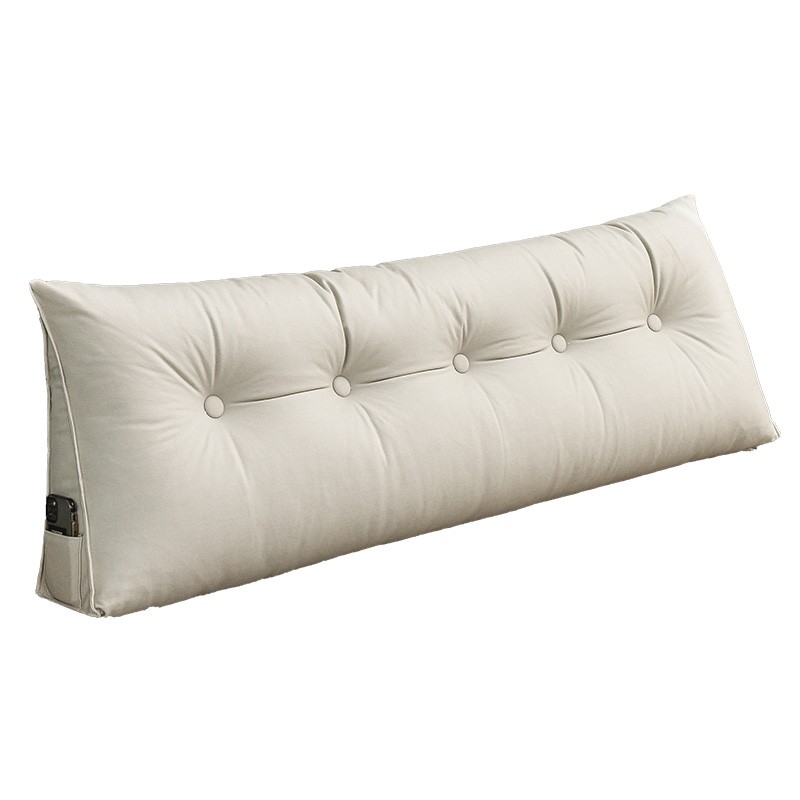 免洗科技布床头三角靠垫卧室阳台客厅沙发榻榻米单人三角靠背枕头