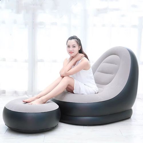充气沙发家用懒人沙发可躺可睡折叠户外野营便携式单人空气沙发椅