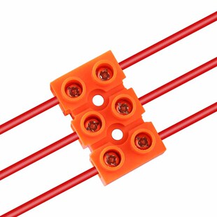 接线端子排座连接器H2519基座固定端子3/4/6/8/10/12位电箱接线排