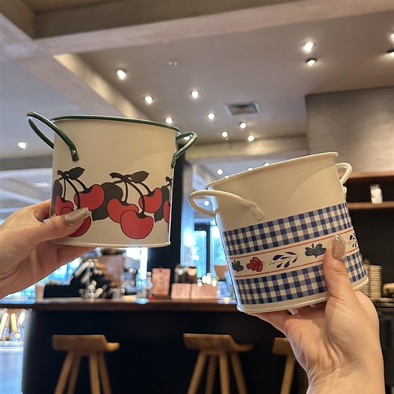 *老板娘自留漂亮*中古vintage餐具桶筷子笼刀叉收纳桶内分隔沥水,餐饮具,餐具笼/架,淘宝优惠券,粉丝福利购,淘宝优惠卷