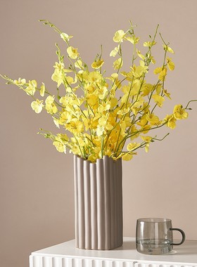 北欧简约陶瓷花瓶摆件客厅干花插花创意电视柜家餐桌家居装饰摆设