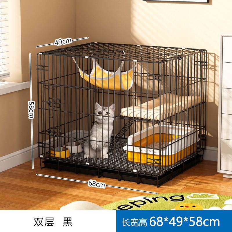 猫笼子家用室内别墅超大自由空间厕所一体猫咪幼猫猫窝猫屋猫笼