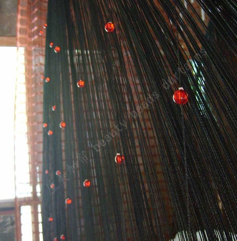 包邮 加密线帘 成品珠帘 水晶珠线帘 挂帘门帘 线帘珠帘隔断玄关