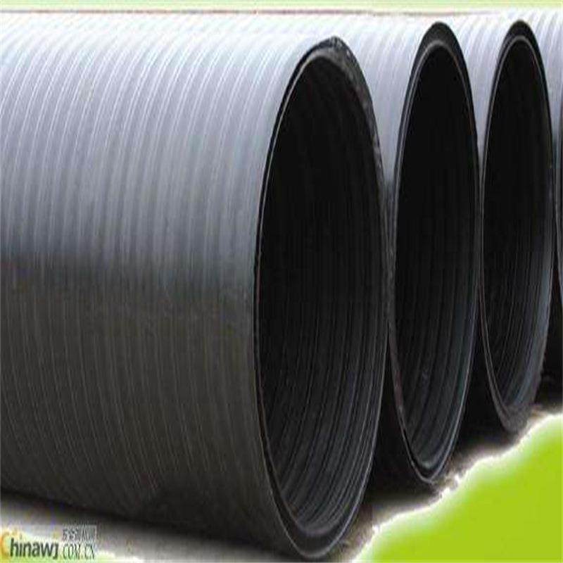 hdpe中空壁塑钢缠绕管山东厂家聚乙烯塑钢波纹管dn80排水排污管