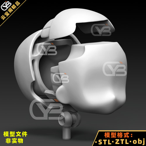GSC粘土人头部3D打印ob11头壳