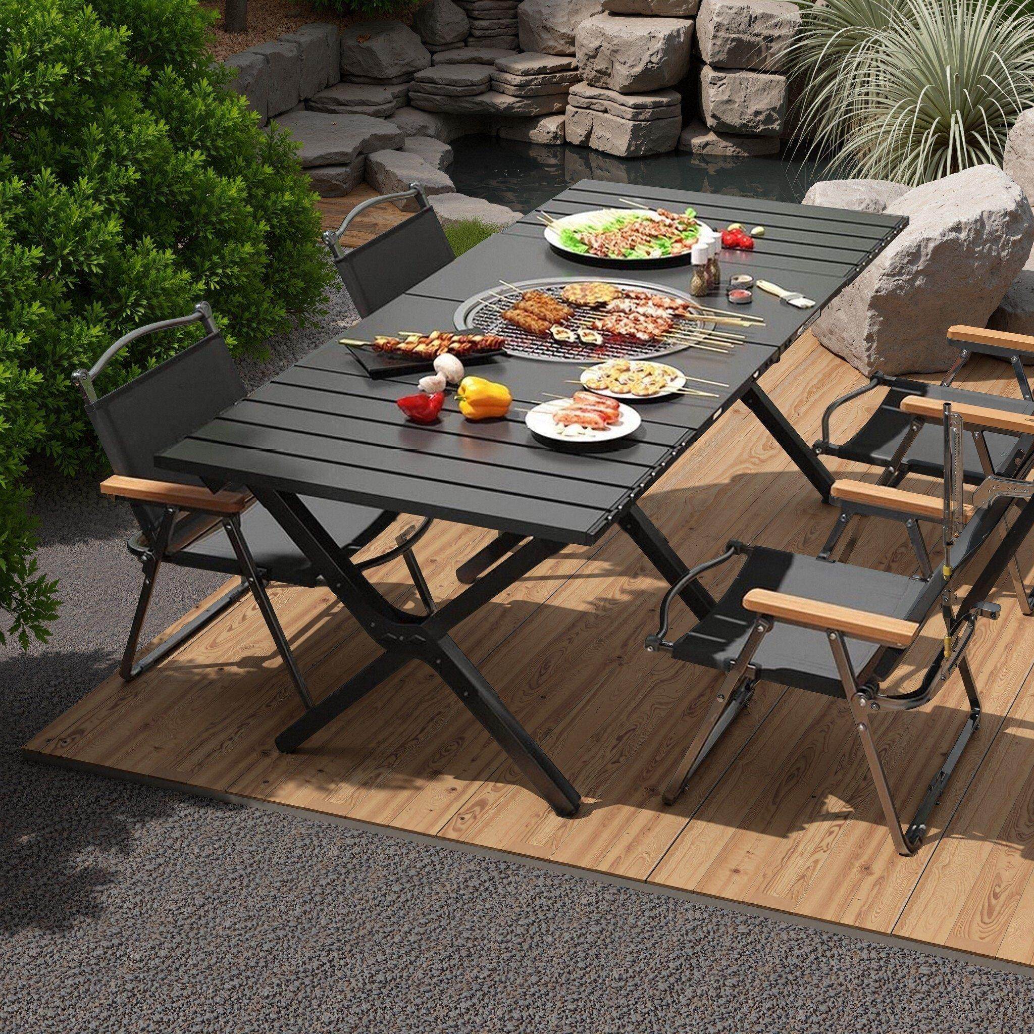 烧烤桌户外庭院三合一烧烤架多场景热销款野餐桌椅家庭用露营聚餐,户外/登山/野营/旅行用品,户外桌子,淘宝优惠券,粉丝福利购,淘宝优惠卷