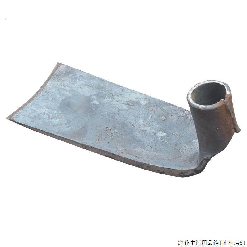 锰钢锻打山苗锄农用松土挖竹笋除草种菜神器老式圆孔锄头户外农具