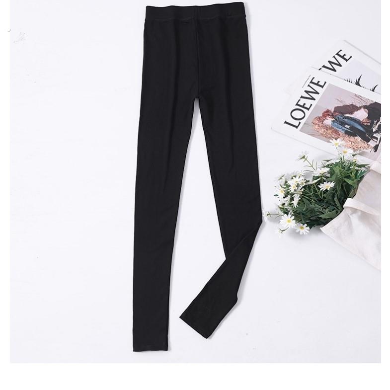 加长秋裤女高个子塑身内外棉裤长高加厚无痕加档磨毛冬薄毛发高弹