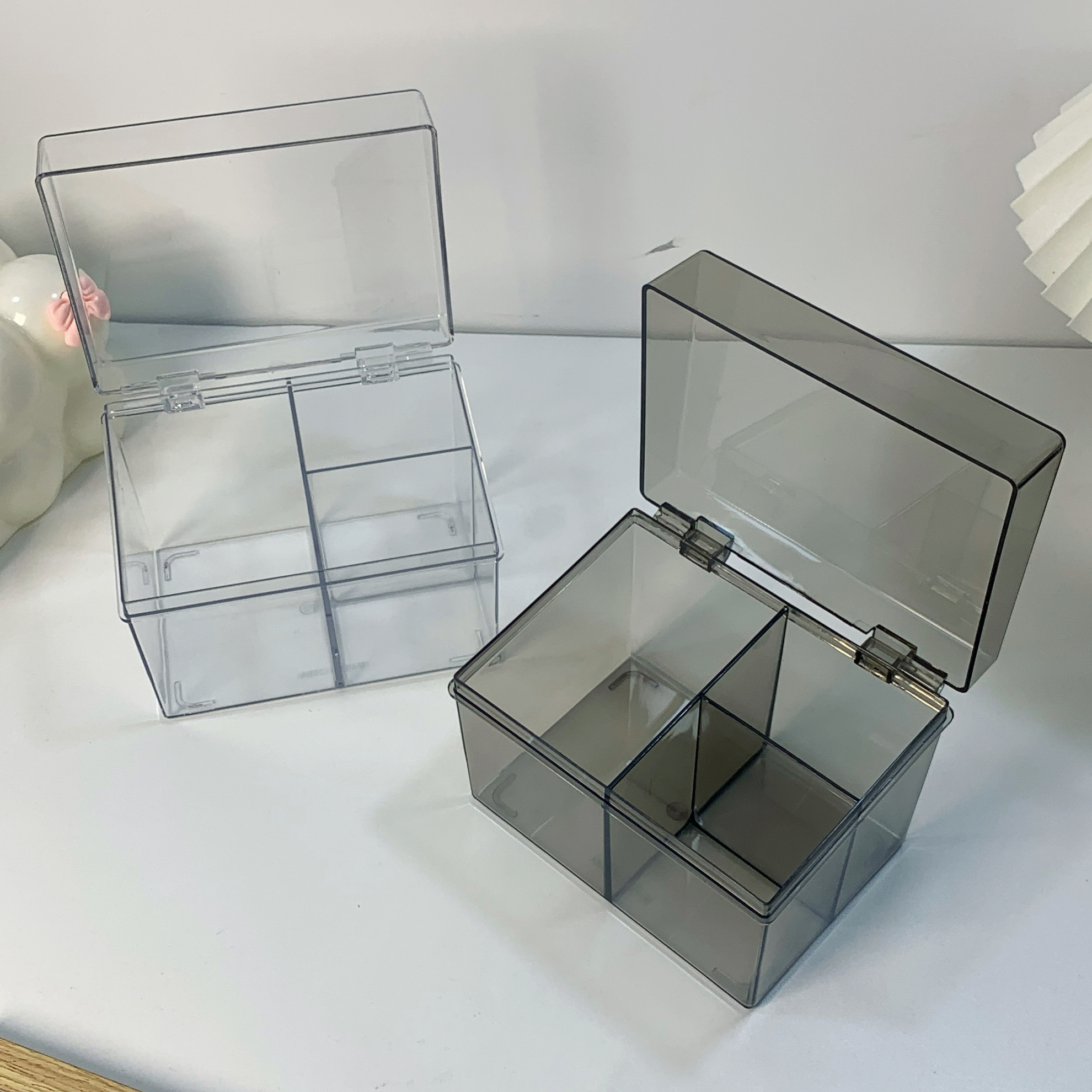 2025新款透明亚克力棉签收纳盒