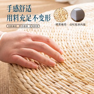 草编蒲团坐垫多尺寸地上看书榻榻米坐垫打坐垫禅修垫家用坐墩