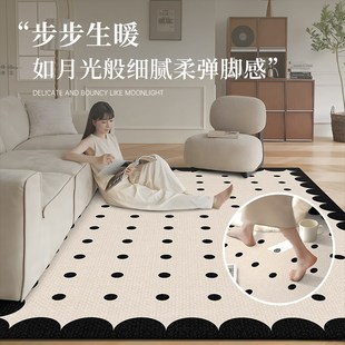 客厅地毯沙发地垫高级简约现代卧室免洗家用轻奢2025茶几垫子 新款