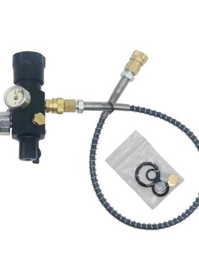 M18*1.5双表显气瓶门300Bar高压气瓶门快接头一体