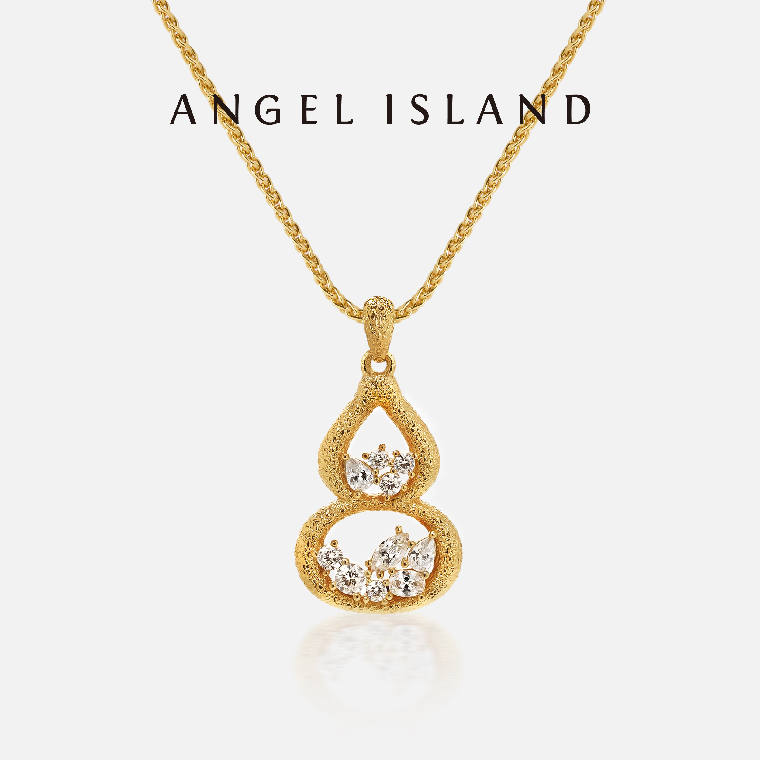 ANGELISLAND鎏金葫芦项链