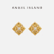 葛夕明星同款 ANGEL ISLAND天使岛 小方糖耳钉女小众设计轻奢耳饰