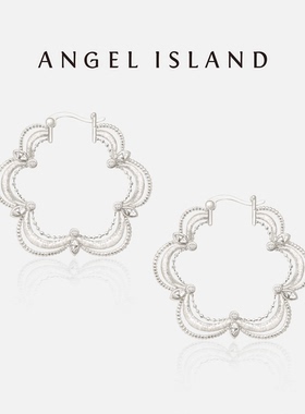 ANGEL ISLAND天使岛「Colette珂蕾」蕾丝珠边宫廷耳圈