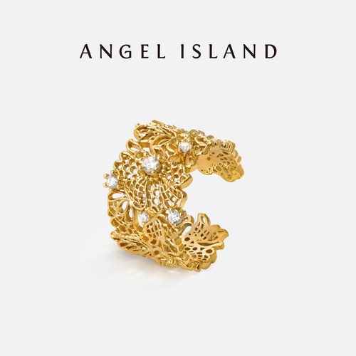 ANGELISLAND天使岛镂空开口戒指
