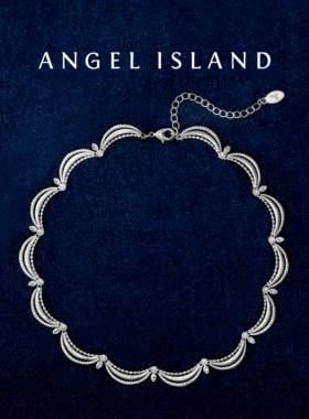 ANGEL ISLAND天使岛「Colette珂蕾」蕾丝珠边宫廷项链