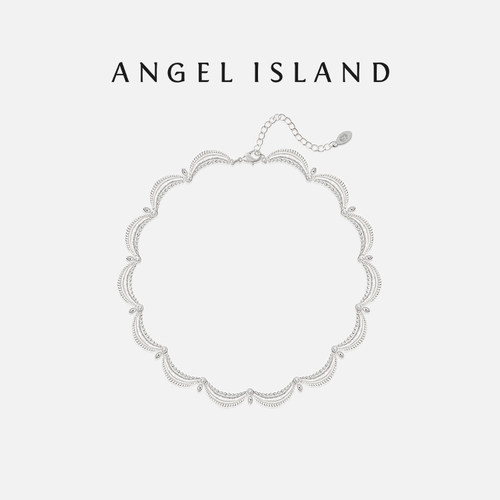 ANGELISLAND天使岛蕾丝珠边项链