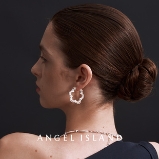 ANGEL ISLAND天使岛「Colette珂蕾」蕾丝珠边宫廷耳圈