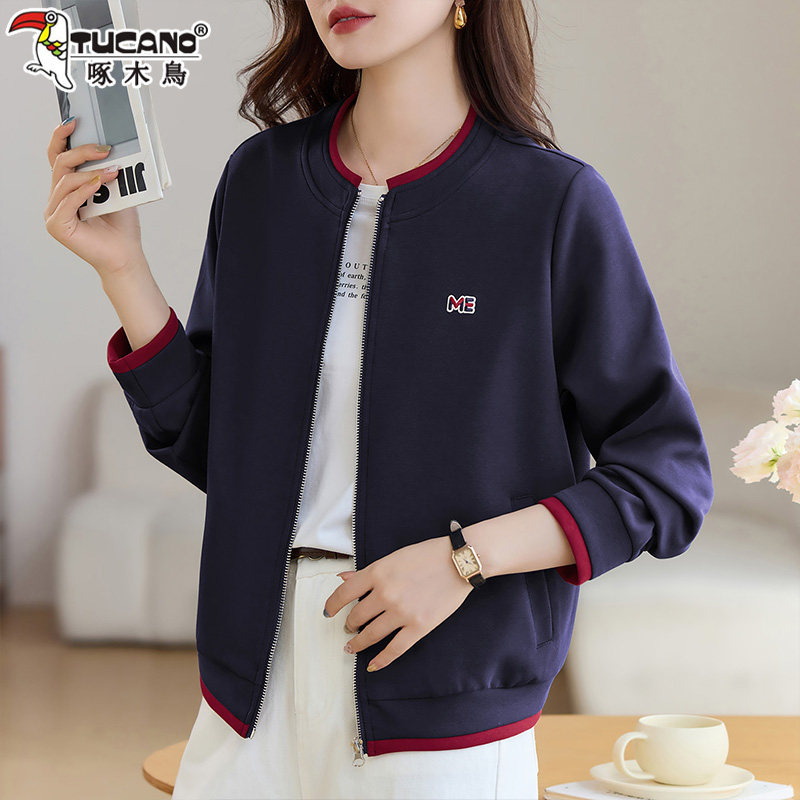 啄木鸟棒球服外套女2026新款春秋图片