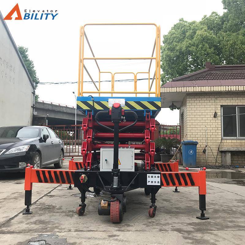 全自行升降机自行式升降平台移动式载人升降机可行走式升降机
