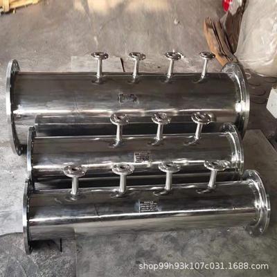 304不锈钢管道混合器SV型SK型污水管式加药混合器碳钢静态混合器